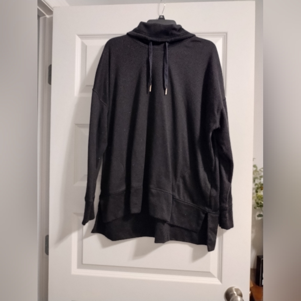 Black Cowl Neck Sweater
